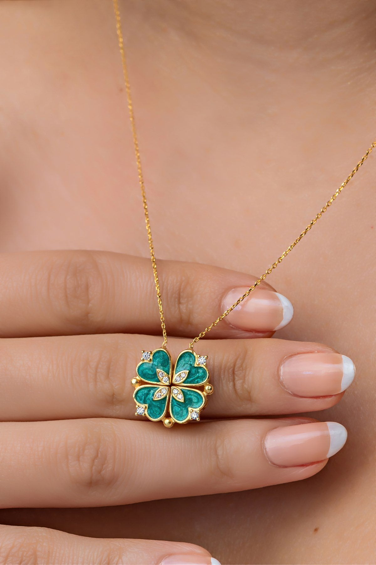 İkisi Bir Arada Şansım Sensin Kolyesi