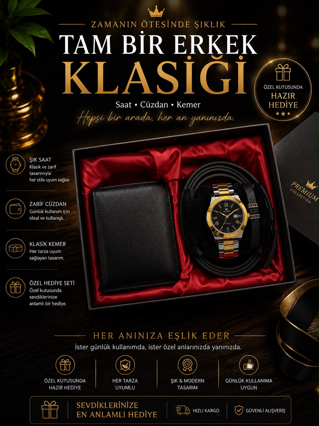 Rasyonel Premium Silver-Gold Set