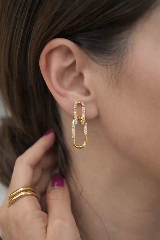 Işıltı Çelik Küpe