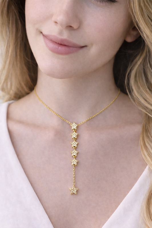 Yıldız Yağmuru Kolye