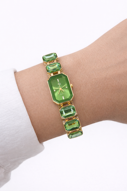 Emerald Crystal VIP Kadın Kol Saati