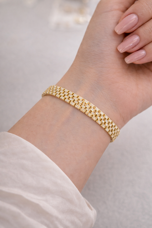 XUPING VIP Rolexs Taşlı bileklik