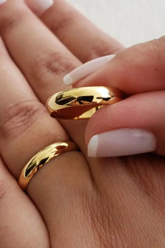 925 ayar gümüş 4 mm bombeli alyans