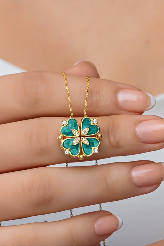 İkisi Bir Arada Şansım Sensin Kolyesi