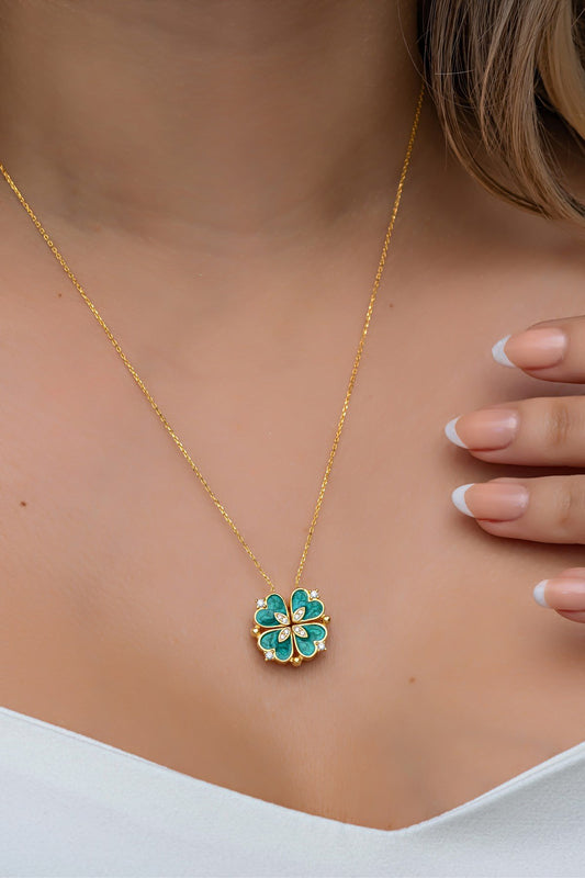 İkisi Bir Arada Şansım Sensin Kolyesi