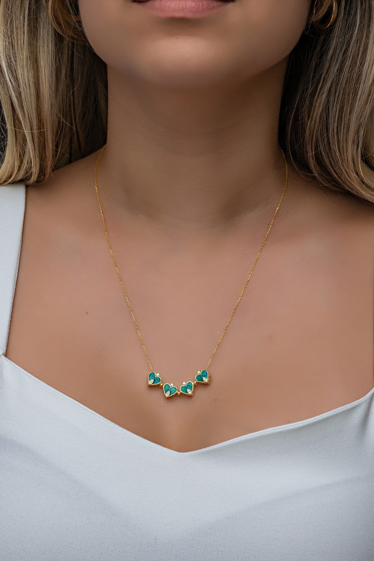 İkisi Bir Arada Şansım Sensin Kolyesi