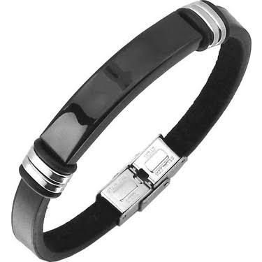 Deri yazılı bileklik