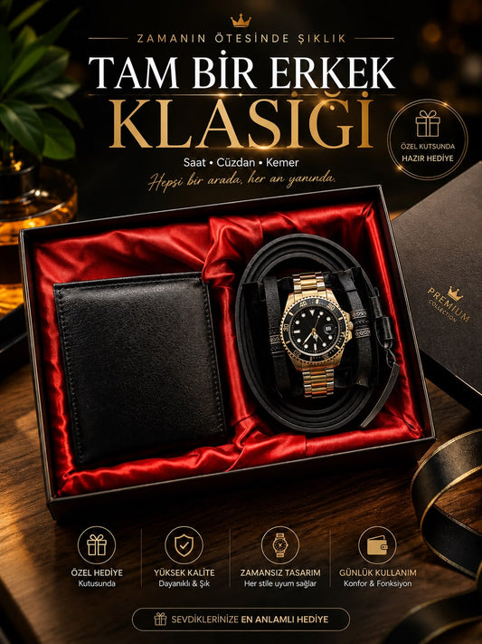 Rasyonel Premium Dark Gold Set