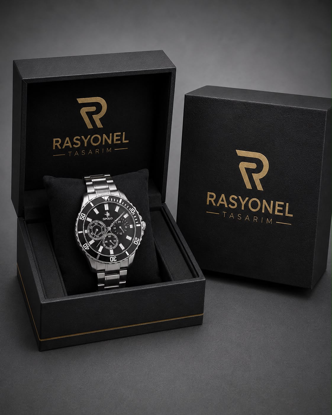 Rasyonel Vip Siyah  Saat