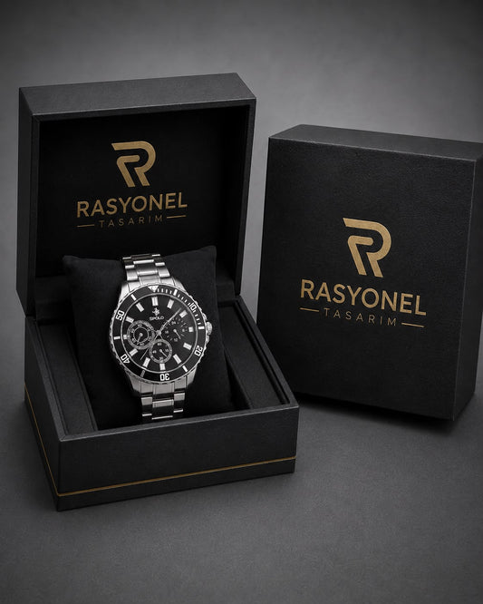 Rasyonel Vip Siyah  Saat