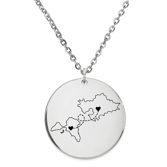 Çelik uzak mesafe ilişki kolyesi (Adet)