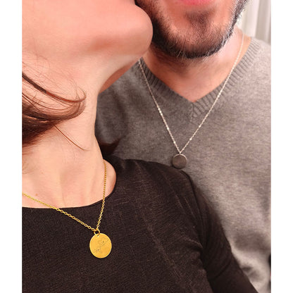 Çelik uzak mesafe ilişki kolyesi (Adet)