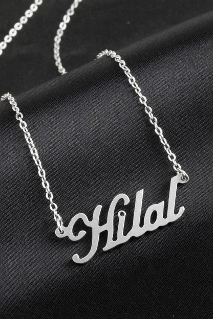 925 Ayar Gümüş İsimli Kolye